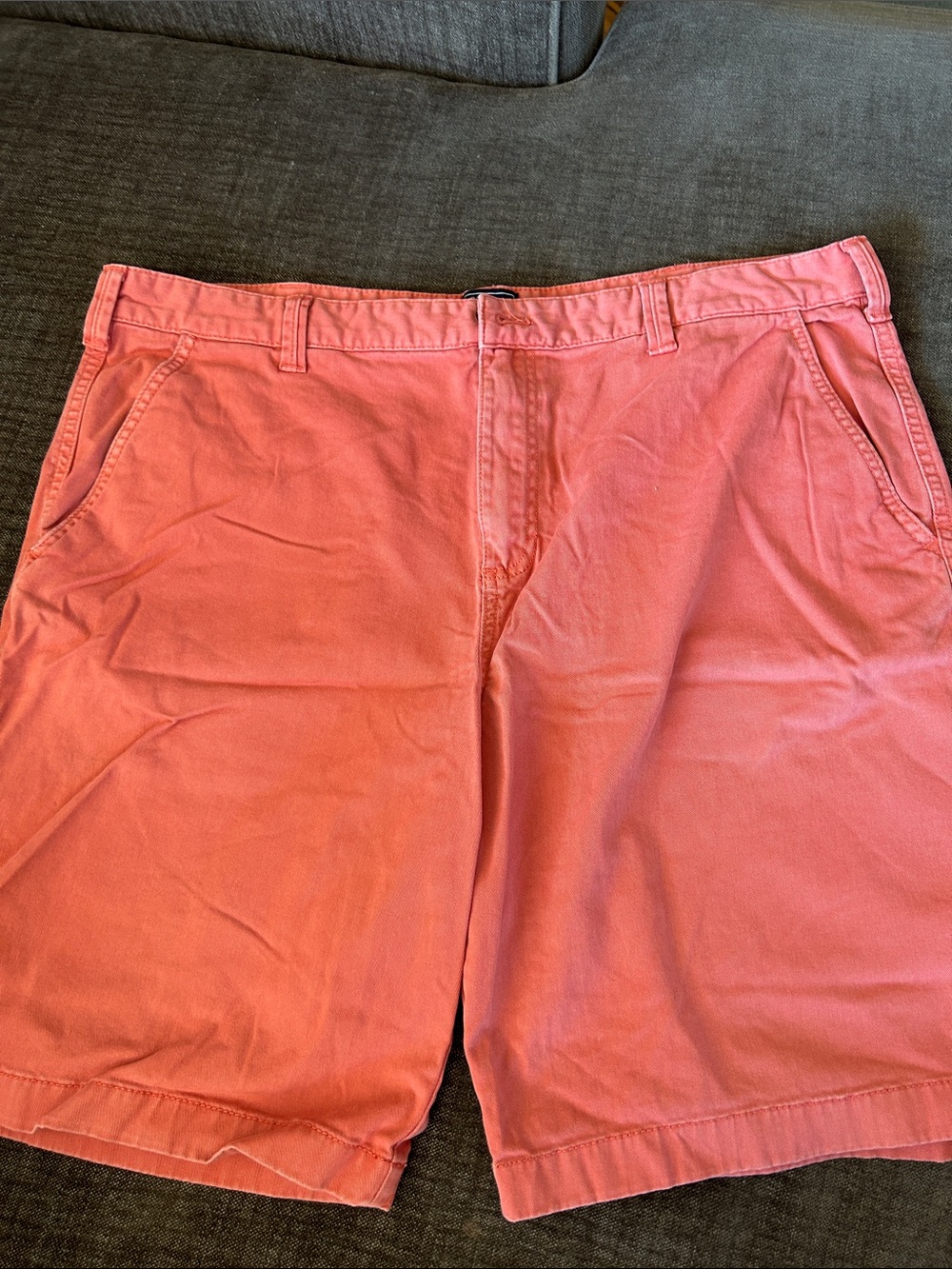 G.H. Bass & Co. Coral Flat-Front Cotton Shorts